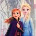 Disney Bath | Frozen Elsa And Anna Cotton Beach Towel Nwt | Color: Blue/White | Size: Os