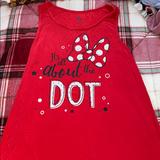 Disney Tops | Disney Women’s Tanktop Size M | Color: Red | Size: M