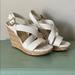 Jessica Simpson Shoes | Jessica Simpson White Wedges | Color: Tan/White | Size: 8