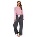 Unifizz Lounge wear Womens set Ladies Pyjama Sets Long/Capri/Short Top and Bottom Set Jogging Style Nightwear Loose Sleepwear