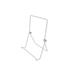 FixtureDisplays White Wire Easel for Table Top w/ 1.2-inch Lip, Wide Base, 5-5/8 x 8-3/4, Foldable Design Metal | 5.6 W x 2 D in | Wayfair