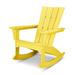 POLYWOOD® Quattro Adirondack Rocking Chair in Gray | 37 H x 29.75 W x 34.75 D in | Wayfair QNR10GY