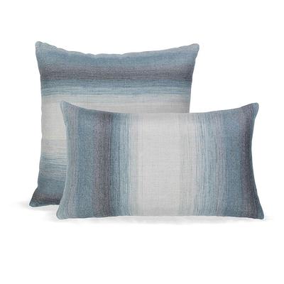 Horizon Indoor/Outdoor Pillow by Elaine Smith - Indigo, 20" x 20" Square Indigo - Frontgate