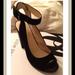 Nine West Shoes | Gorgeous Black Genuine-Suede/Leather Heels | Color: Black | Size: 7.5