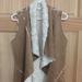 Anthropologie Jackets & Coats | Fashion Of Earth Shearling Vest Nwot Anthropology. Vintage And Boho Look! | Color: White/Silver | Size: S