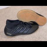 Adidas Shoes | Adidas Predator 19.3 Kids Indoor Soccer Shoes | Color: Black | Size: 3.5bb