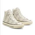 Converse Shoes | Converse Chuck 70 White Embroidered High Top | Color: White | Size: 5.5