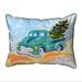 The Holiday Aisle® Gella Green Truck Outdoor Rectangular Pillow Cover & Insert Polyester/Polyfill blend | 20 H x 24 W x 6 D in | Wayfair