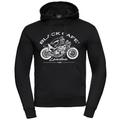 Black-Cafe London Retro Bike Capuche, noir-blanc, taille S