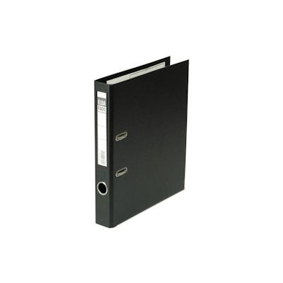 HAMELIN Ordner Rado-Plast A4 RB 50mm sw aus PVC, Sichttasche am Rücken Image