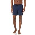 Quiksilver Herren Solide elastische Taille Volley Badehose Boardshorts, Marineblau Blazer, XL