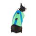 The Beach Bum Green & Blue Dog Flotation Vest, X-Small, Multi-Color