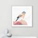 Casa Fine Arts Chickadee I by Isabelle Z - Painting Print Paper, Wood in Orange | 33.25 H x 33.25 W x 0.75 D in | Wayfair 35272-01