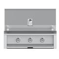 Hestan 3 - Burner Built-In Infrared 83000 BTU Gas Grill Stainless Steel in Gray/White | 27.19 H x 36 W x 28.31 D in | Wayfair EMB36-NG