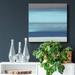 Highland Dunes By the Sea II - Wrapped Canvas Painting Print Canvas, Solid Wood in Blue | 16 H x 16 W x 1 D in | Wayfair