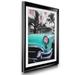 Mercury Row® Vintage Cruise - Picture Frame Photograph Paper in Black/Blue/White | 36.5 H x 26.5 W x 1.5 D in | Wayfair