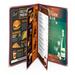 Yescom Restaurant Deli Cafe Trim Folder Plastic in Brown | 8.5 H x 14 W x 0.75 D in | Wayfair 26MNC003-1V4P8X14-02