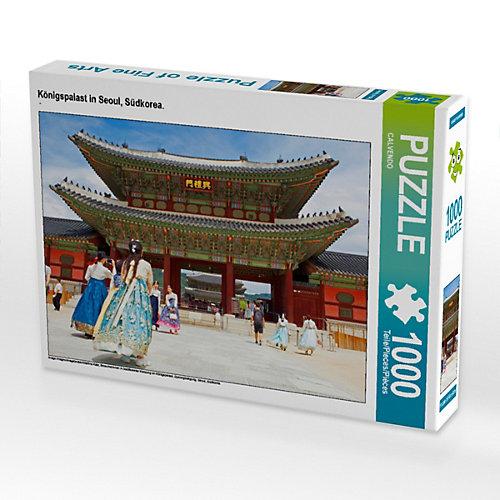 Puzzle Königspalast in Seoul, Südkorea. Foto-Puzzle Bild von CALVENDO Verlag Puzzle