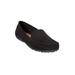 Women's The Milena Moccasin by Comfortview in Black (Size 9 M)