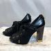 Tory Burch Shoes | Like New Tory Burch Platform Shoes, Size 7 | Color: Black/Gold | Size: 7