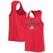 Women's Nike Scarlet Ohio State Buckeyes Arch & Logo Classic Performance Tank Top