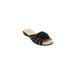 Wide Width Women's The Abigail Sandal by Comfortview in Black (Size 10 W)