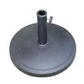 Angel Living 10KG Parasol Base Round Adjustable Garden Patio Black Umbrella Stand Resin Base Feet