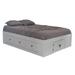 Three Posts™ Van Houzen Storage Platform Bed Wood in Gray | 20 H x 57 W x 78 D in | Wayfair 921EEA81ACDC45FC97F806AD708BFF1D