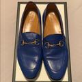 Gucci Shoes | Gucci Jordaan Loafers | Color: Blue | Size: 8