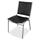 Lorell Padded Armless Stacking Chair Upholstered, Steel in Black/Gray | 35.6 H x 20.8 W x 19.4 D in | Wayfair 62502