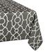 Red Barrel Studio® Geometric Tablecloth Polyester in Gray/White | 60 W x 60 D in | Wayfair 8C97FBB192F14CA790EC6C34009FDCF2