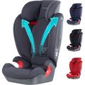 AVOVA Star Children's Car Seat Maple Red for Stature Height 100-150 cm Group 2/3 Made in Germany Safety Standard UN ECE R-129 from 4-12 Years (Koala Grey, with Car Seat Protector)