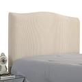 WINS Bed headboard cover protector slipcover for bed headboard dustproof solid bed headboard cover stretch single double king Beige