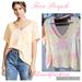 Free People Tops | Free People All Mine Tie Dye Tee | Color: Pink/Yellow | Size: Various