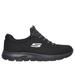 Skechers Women's Summits - Cool Classic Sneaker | Size 10.0 | Black | Textile/Synthetic | Vegan | Machine Washable