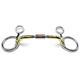 OTTE Baucher Hanging Cheek Copper Barrel German Silver Snaffle Horse Bit (5.75")