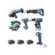 Ensemble de 6 machines Makita 18 v Li-Ion 4 Ah - DLX6104MX1