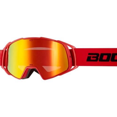 Bogotto B-Faster Motocross Brille, schwarz-rot