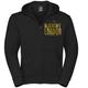 Black-Cafe London Classic Zip Hoodie, schwarz-gold, Größe S