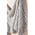 Anthropologie Accessories | Anthropologie Wren Houndstooth Scarf - So Soft! | Color: Gray/White | Size: Os