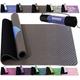 RDX Yoga Mat PU 100% Natural Rubber, REACH ROHS Compliant, 6mm Thick Eco Friendly Non Slip, Carry Bag Strap Workout Manual, Stretching Pilates Aerobic Planks, Home Gym Fitness Men Women, 183x61x0.6CM