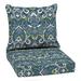 Langley Street® Outdoor Lounge Chair Cushion Polyester in Gray/Blue | 5 H x 22 W in | Wayfair A8A0BA3E3D6F410C9884C23EC67392F8