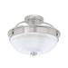 Wildon Home® Tokyo Fayson 3-Light 12.75" Semi Flush Mount Glass in Gray | 9.5 H x 12.75 W x 12.75 D in | Wayfair CF2E0F7045D34BA8894AFABD3598201F