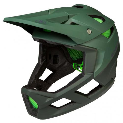 Endura - MT500 Full Face Helm - Fullfacehelm Gr 55-59 cm - M/L grün