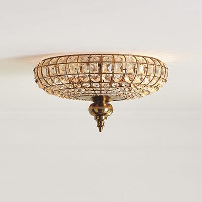 Lucille Faceted Crystal Ceiling Mount - Ballard Designs