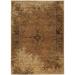 Brown/Yellow 46.06 x 0.55 in Area Rug - Bungalow Rose Tuma Oriental Machine Made Power Loom Polypropylene Nylon Area Rug in Gold/Brown | Wayfair