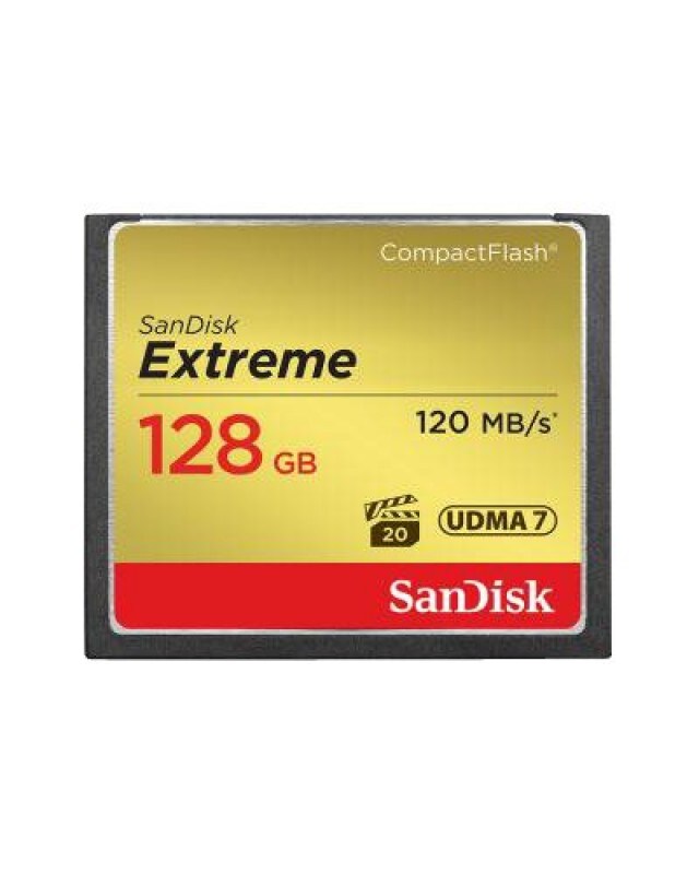SanDisk Extreme Flash-Speicherkarte 128 GB 567x - CompactFlash (VPG)-20 Image