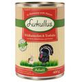 6x400g Wild Rabbit & Turkey Lukullus Wet Dog Food