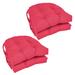 Latitude Run® Chair Pad Outdoor Cushion in Red/Pink | 3.5 H x 16 W in | Wayfair AD46A255A3B2498DB9D86DE5E2DE4ED3