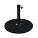 Latitude Run® Cast Iron Free Standing Umbrella Base Cast Iron in Black/Gray | 17.75 H x 24 W x 24 D in | Wayfair 15E0A6AF51B5452A94A1D96734326A3C